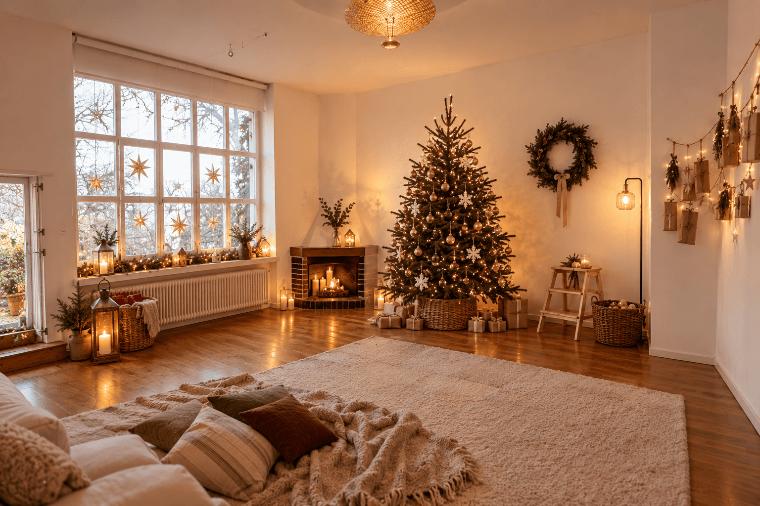Weihnachts-Shooting Indoor Rooftop-Studio